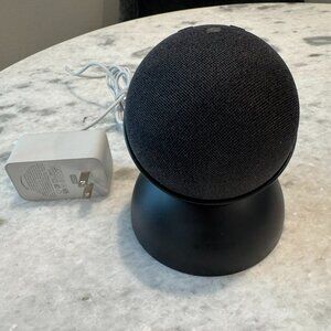 Echo Dot (5th Gen) Smart speaker w/ Alexa & Mission Battery Base